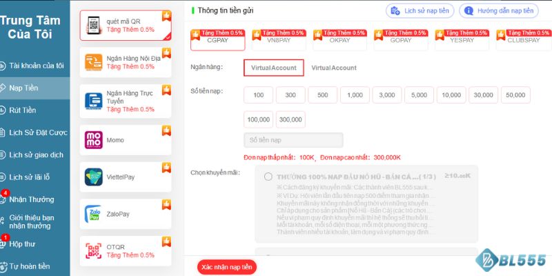 Thực hiện theo hướng dẫn của cách thức đã chọn